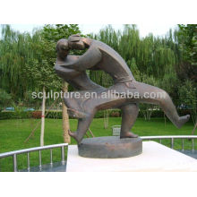 Copper human Sculpture for garden decoration
